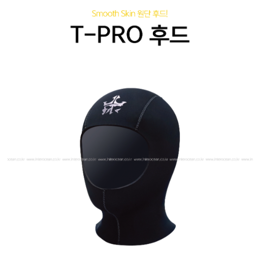 트라이온 3mm T-PRO 후드 스킨 스쿠버 다이빙 잠수 수중 스쿠바 모자